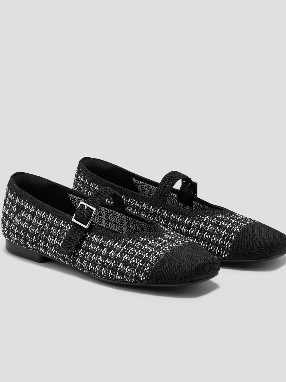 Viviana Margot Mary Janes in Black Tweed size 39.5